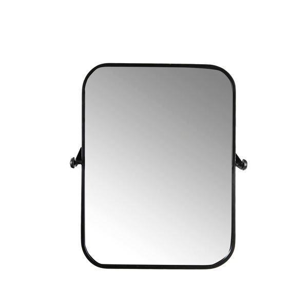 Black 21 x 24-Inch Wall Mirror, image 1