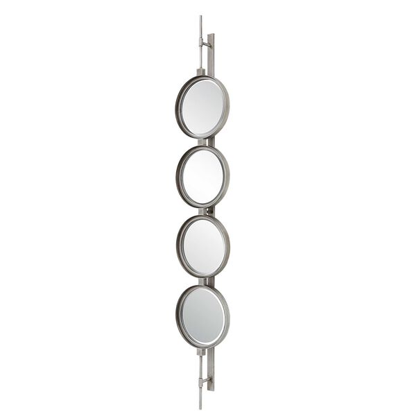 Button Silver 10 x 60-Inch Wall Mirror, image 6