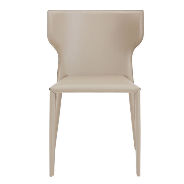 Divinia Light Gray 20-Inch Stacking Side Chair, image 1