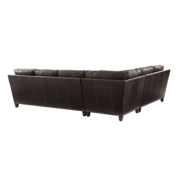 Carrera Brown Strada Leather Sectional Sofa, image 2