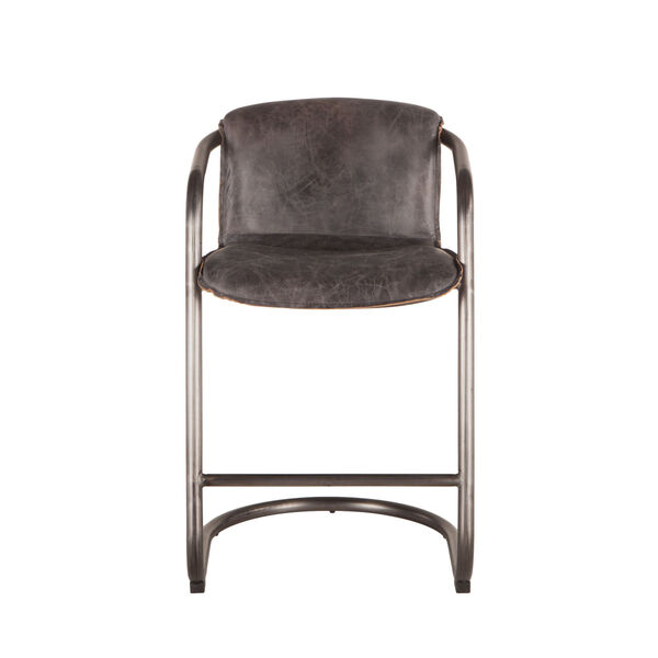 Chiavari Leather and Steel Bar Chair, image 1