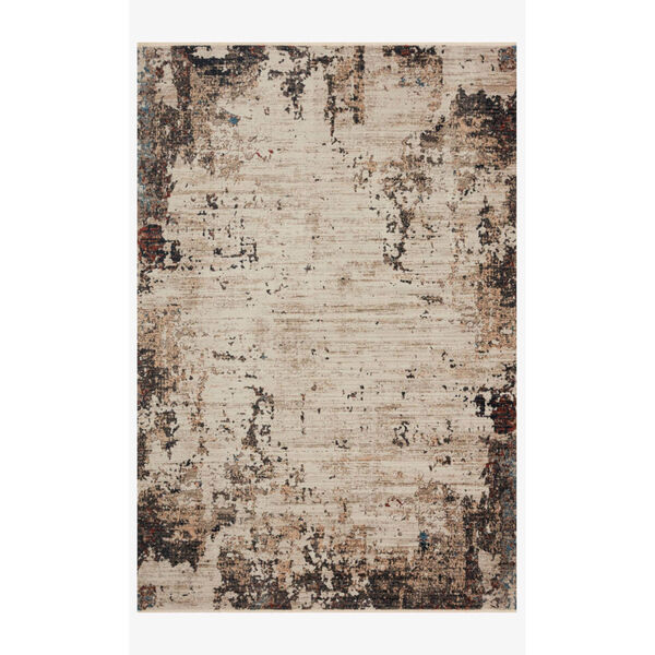 Leigh Ivory and Charcoal Runner: 2 Ft. 7 In. x 10 Ft. 10 In., image 1