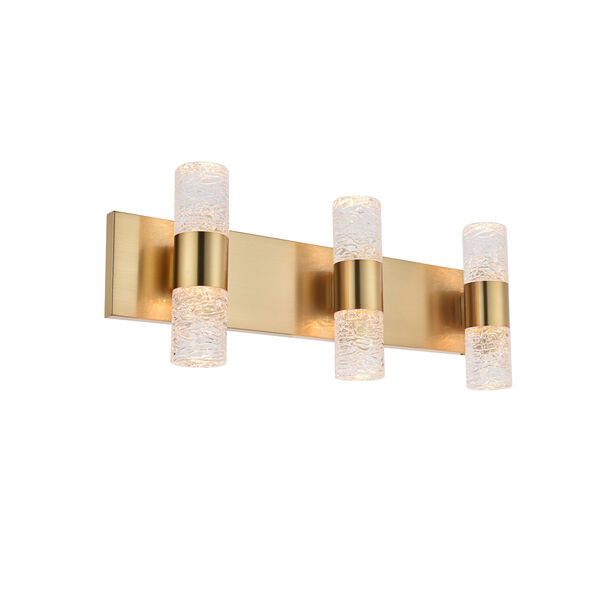 Vega Gold 24-Inch Six-Light LED Bath Vanity, image 6