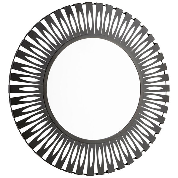 Graphite Sun Dial Mirror, image 1