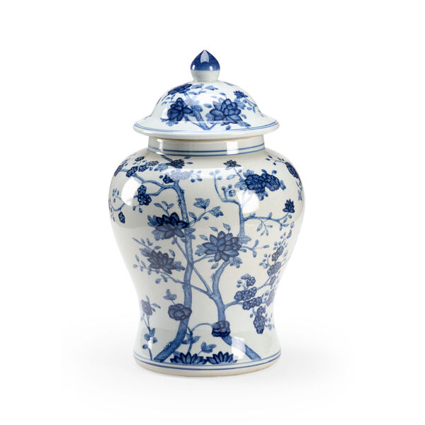 Blue and White  Ginger Jar, image 1