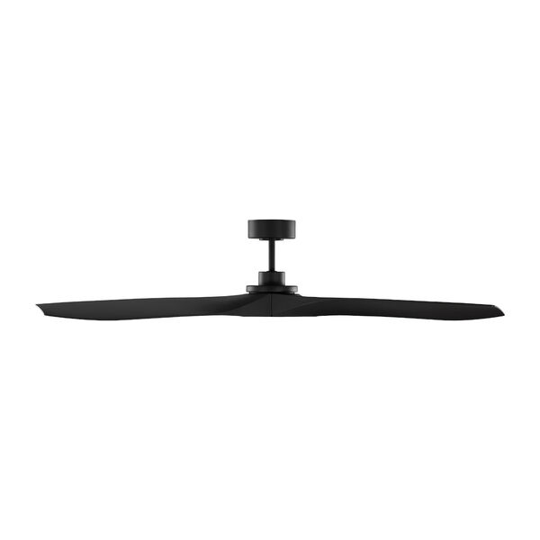 Collins Coastal Midnight Black 60-Inch Smart Indoor/Outdoor Ceiling Fan with Remote Control and Reversible Motor, image 1