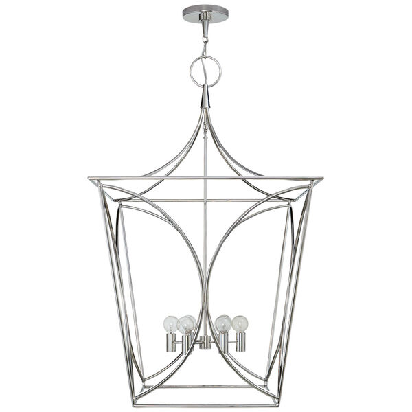 Cavanagh Large Lantern in Polished Nickel by kate spade new york, image 1