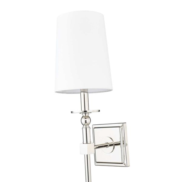 Polished Nickel One-Light Wall Sconce, image 5