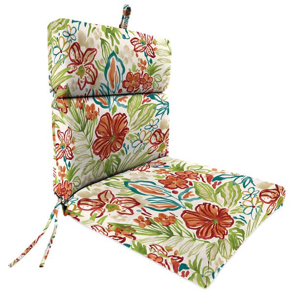 Valeda Breeze Multicolour 22 x 44 Inches French Edge Chair Cushion, image 1