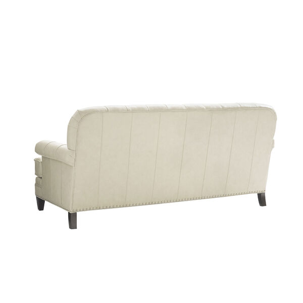 Oyster Bay Ivory Hillstead Leather Settee, image 3