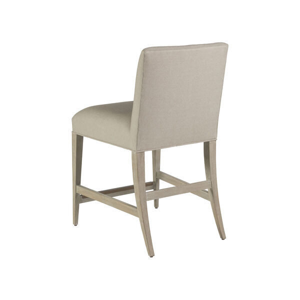 Cohesion Program Beige Madox Upholstered Low Back Counter Stool, image 2