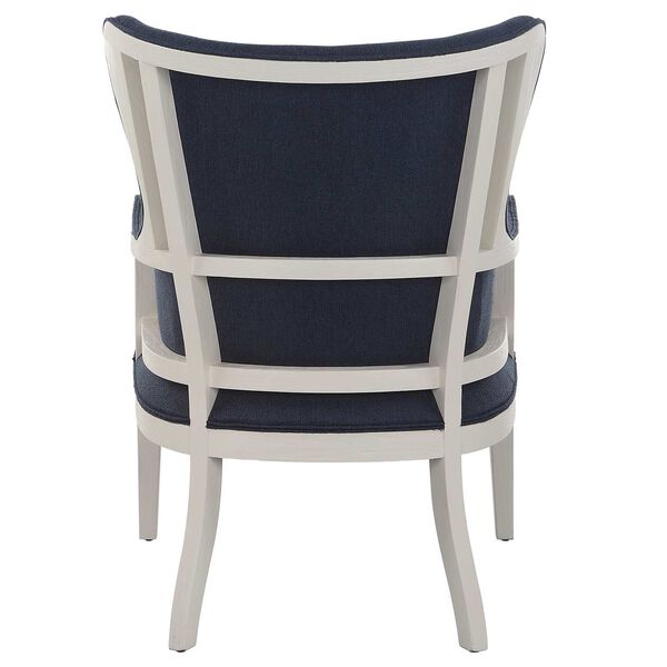 Gordonston Regatta Blue and White Fabric Accent Chair, image 6