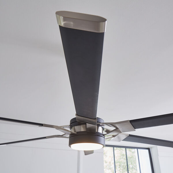 Loft Midnight Black 62-Inch LED Indoor Outdoor Ceiling Fan, image 5