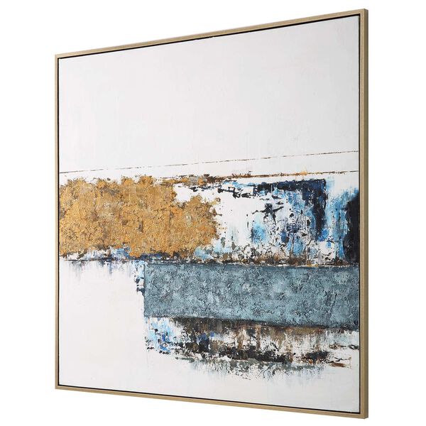 Stacked Against Hand Painted Gold Frame Canvas, image 5