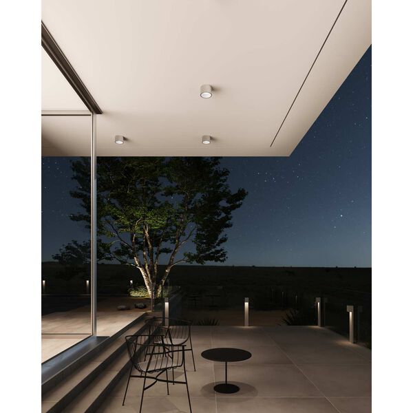 Ilios Dove Gray 6-Inch LED Flush Mount, image 2