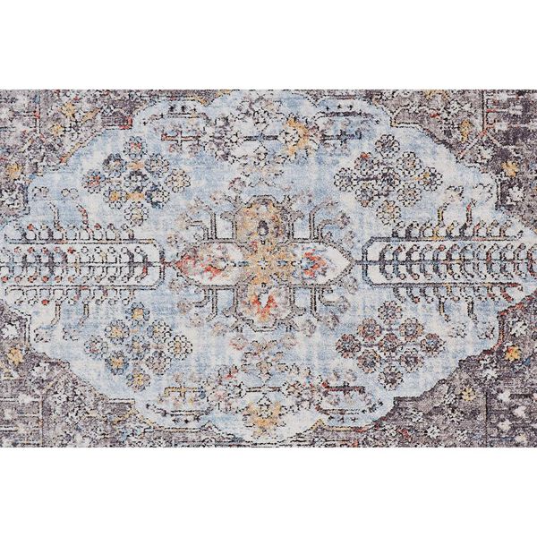 Armant Gray Blue Gold Area Rug, image 6