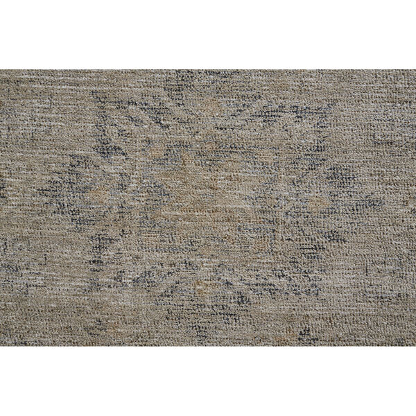 Caldwell Vintage Space Dyed Wool Tan Gray Rectangular: 3 Ft. 6 In. x 5 Ft. 6 In. Area Rug, image 5