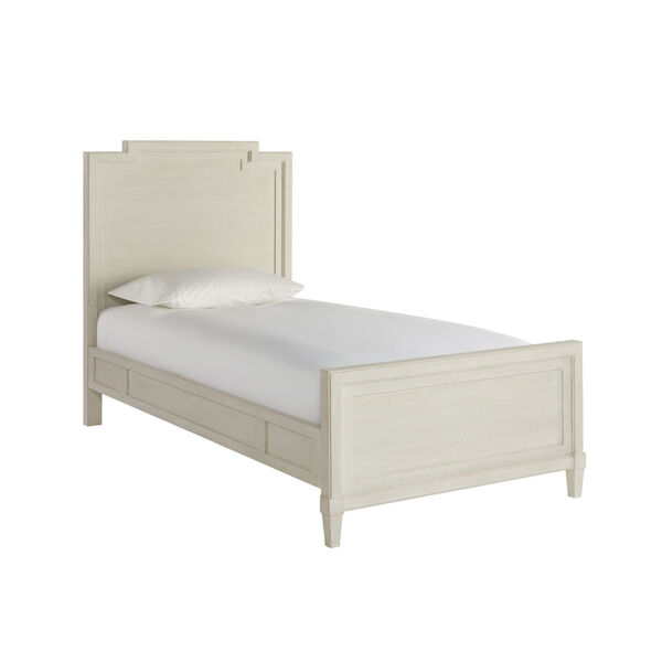 Serendipity Alabaster Twin Bed Complete, image 1