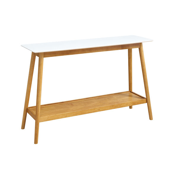 Uptown White Top Console Table, image 2
