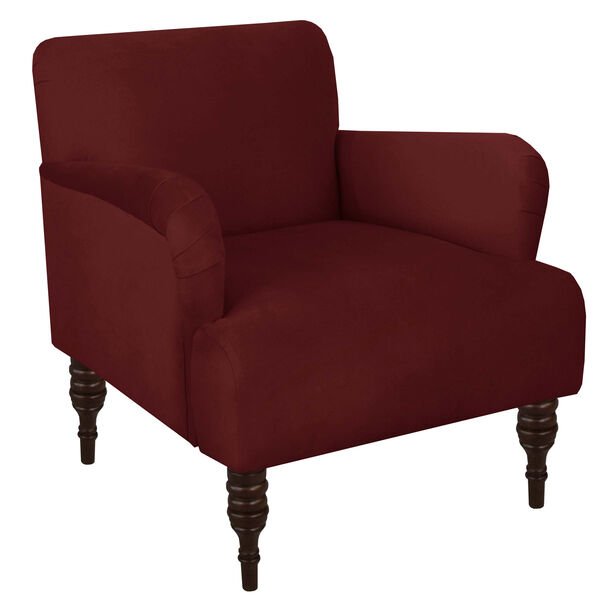 Velvet Berry 33-Inch Chair, image 1