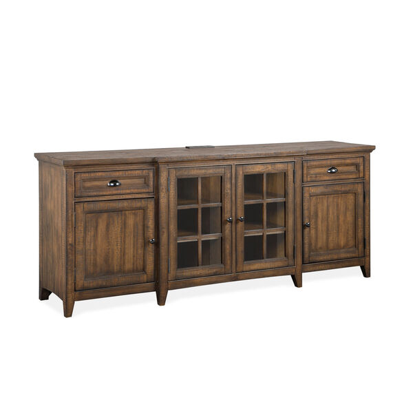 Bay Creek 80-Inch Brown Entertainment Console, image 1