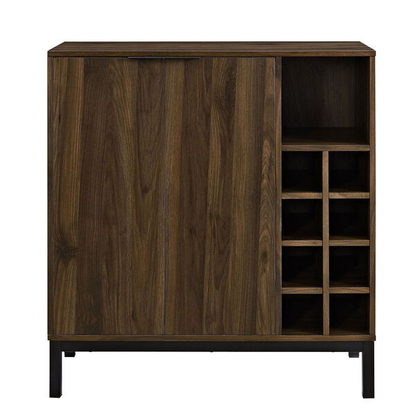 Bar Cabinet with Wine Storage - Dark Walnut, image 3