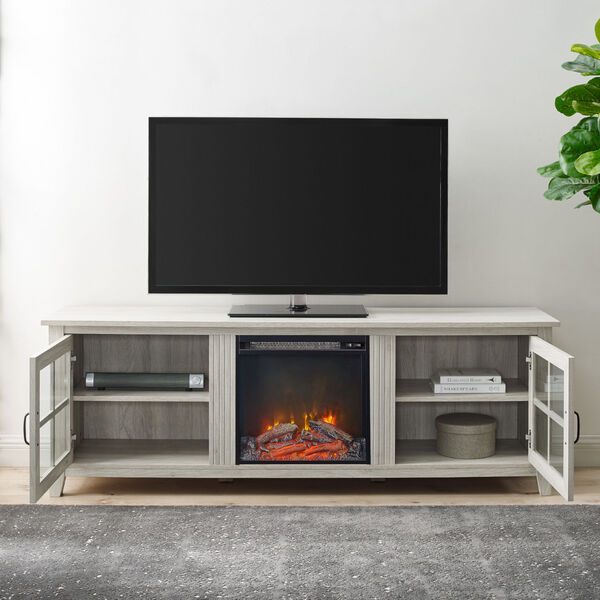 Birch Fireplace TV Console, image 4