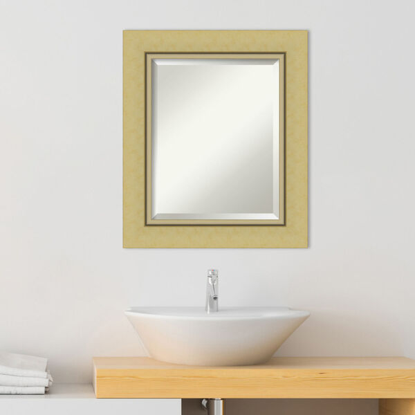 Landon Gold 22W X 26H-Inch Bathroom Vanity Wall Mirror, image 3