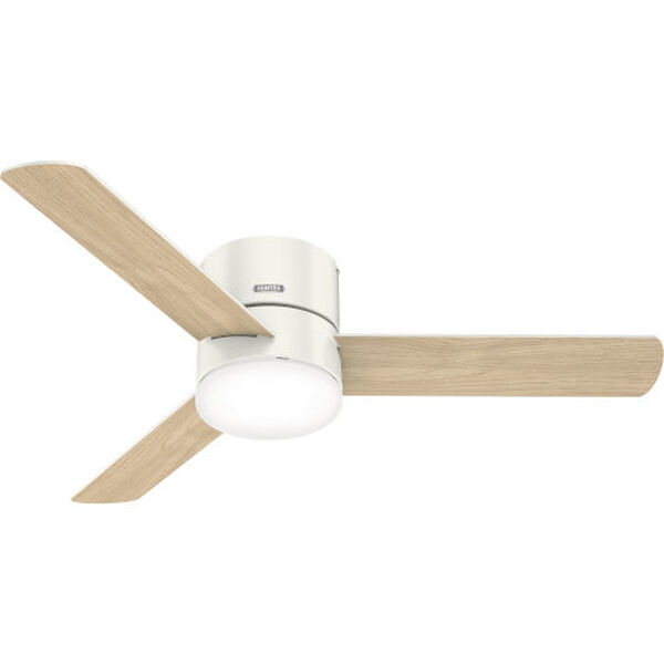 Minimus Fresh White 52-Inch Low Profile Ceiling Fan with LED Light Kit and Handheld Remote, image 4