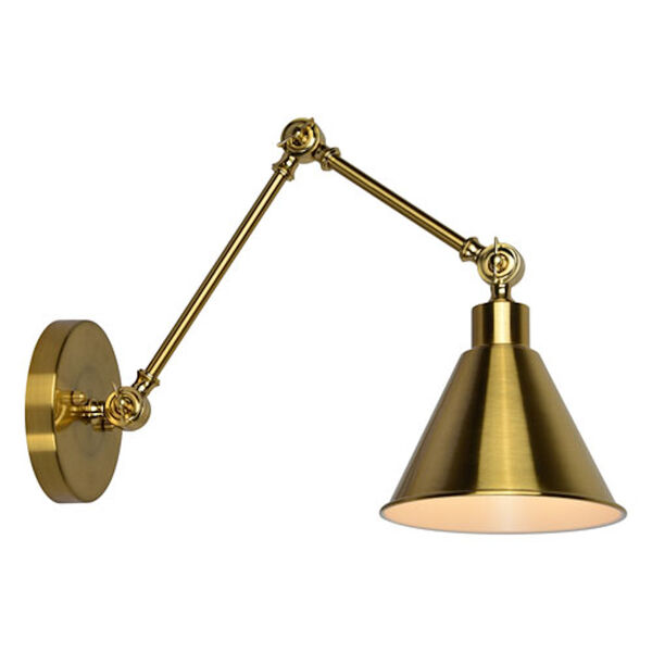 George Antique Brass One-Light Wall Sconce, image 1