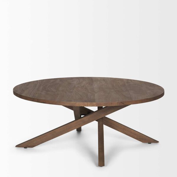 Solana Medium Brown Wood Coffee Table, image 2