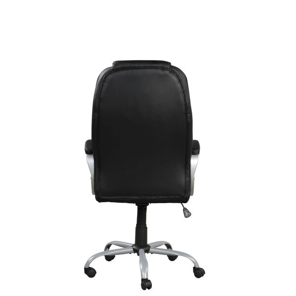 Rylan Black Gaming Office Chair with Faux Leather, image 3