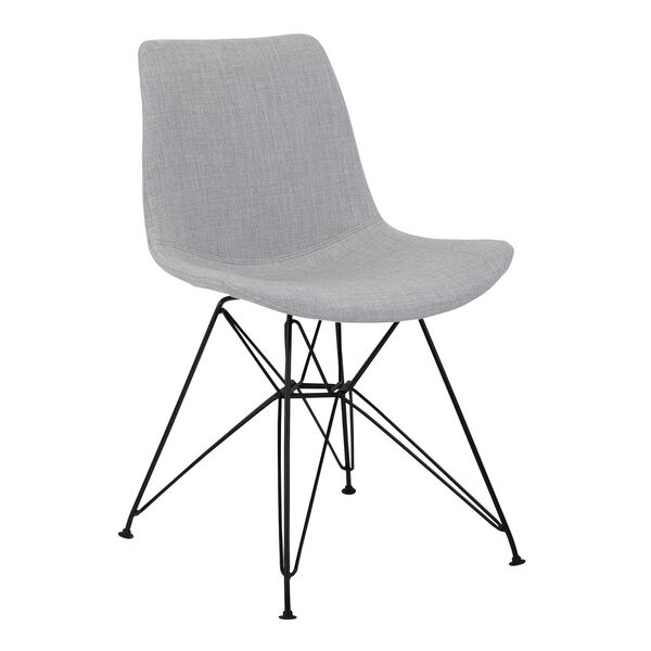 Palmetto Gray with Black Dining Chair, image 1