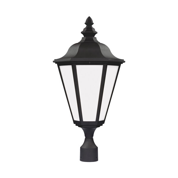 Brentwood Black 13-Inch One-Light Outdoor Post Lantern, image 1