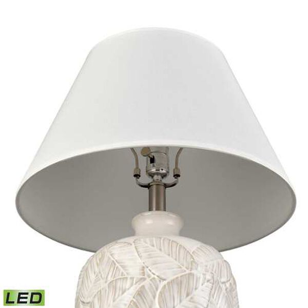 Goodell White Glazed LED Table Lamp, image 5