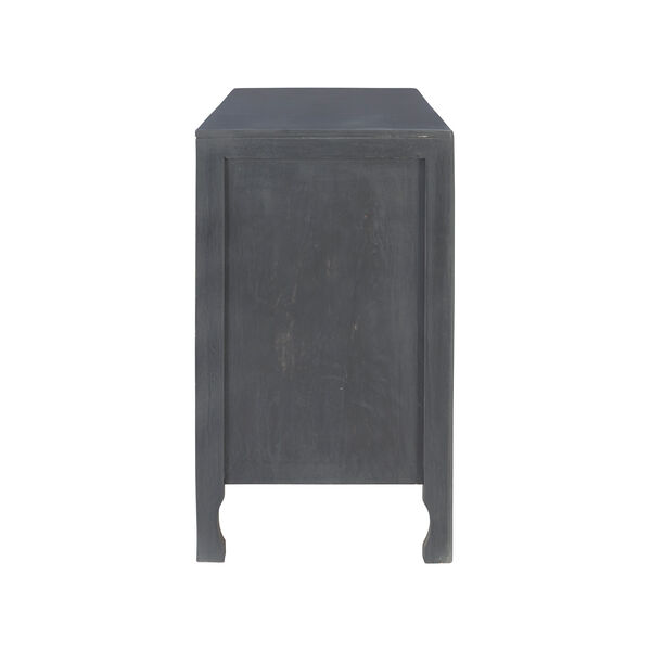 Silas Antique Gray Two-Door Cabinet, image 3