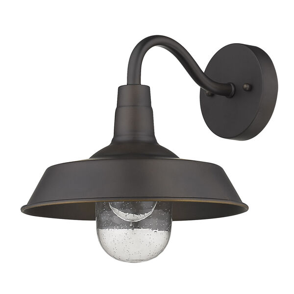 Burry Oil Rubbed Bronze One-Light Outdoor Wall Mount, image 1