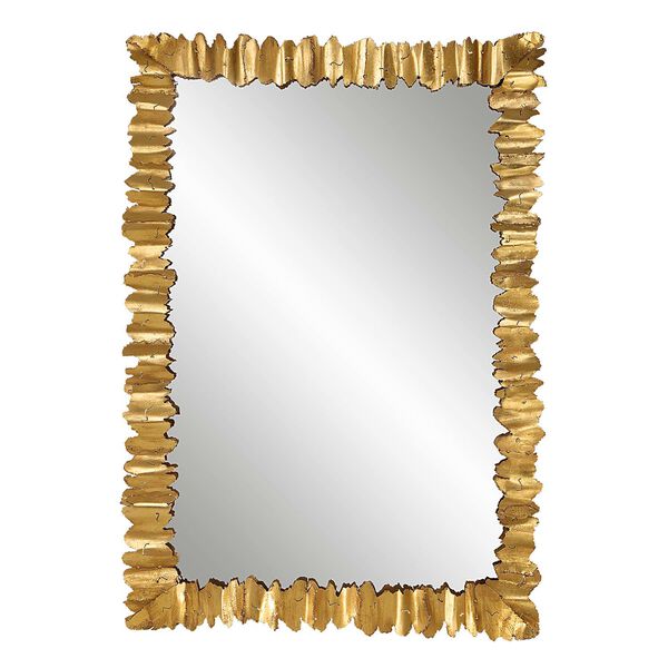 Lev Antique Gold 34 x 49-Inch Wall Mirror, image 2