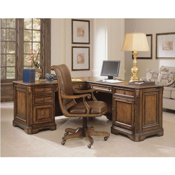Brookhaven Executive L Pedestal Desk with Right Return, image 1