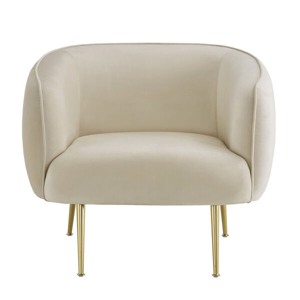 Remus Beige Upholstered Arm Chair, image 2