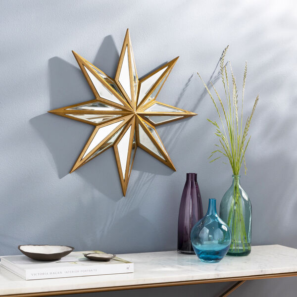 Starfish Gold Wall Mirror, image 1