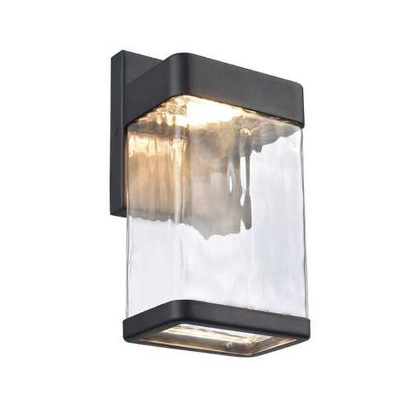 Cornice Charcoal Black 10-Inch Integrated LED Outdoor Wall Sconce, image 5