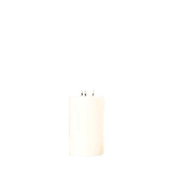 3-Wick Unscented Pillar Candle - 5 x 8, image 4