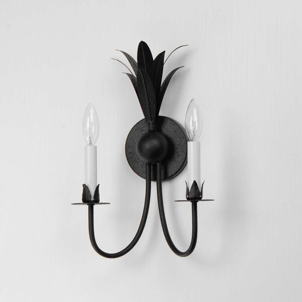 Paloma Anthracite Two-Light Wall Sconce, image 4