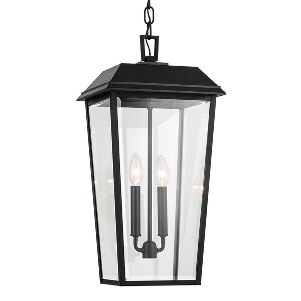 Mathus Textured Black 22-Inch Two-Light Outdoor Pendant, image 3