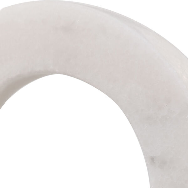 Coin Toss White Marble Rings, Set of 3, image 4