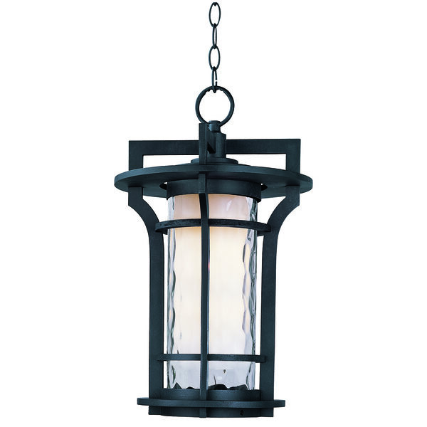 Oakville LED E26 Black Oxide 12-Inch One-Light Outdoor Hanging Lantern, image 1