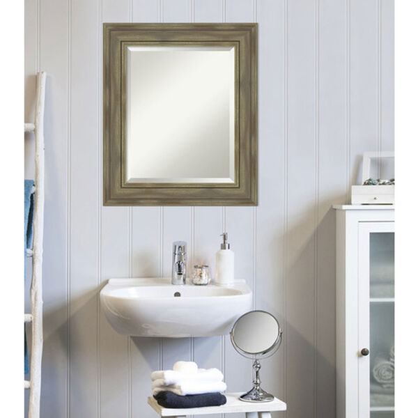 Alexandria Graywash Bathroom Wall Mirror, image 4