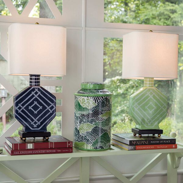 Windsor Park Green Decorative Jar, image 2