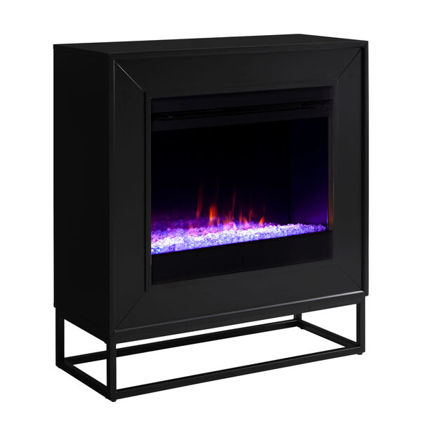 Frescan Black Color Changing Electric Fireplace, image 5